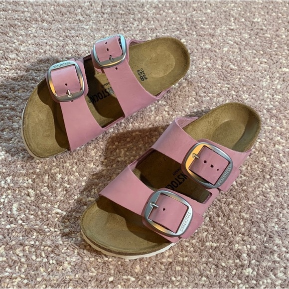 Birkenstock Arizona Big Buckle Nubuck Leather - Picture 2 of 7
